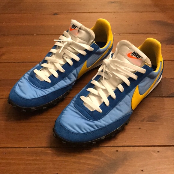 nike waffle racer battle blue